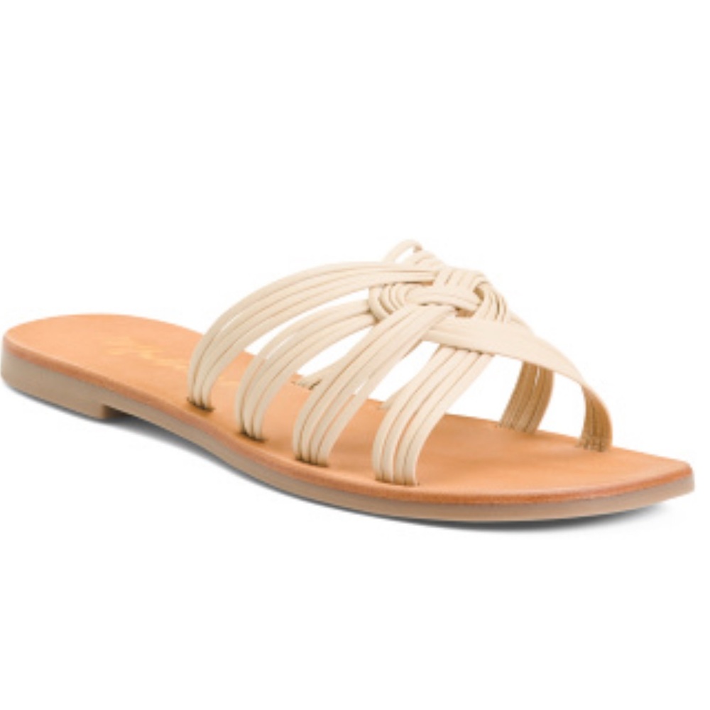 MATISSE- Leather Tate Flat Sandals